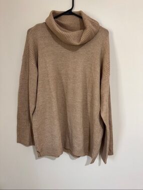 LOFT Camel Turtleneck Sweater